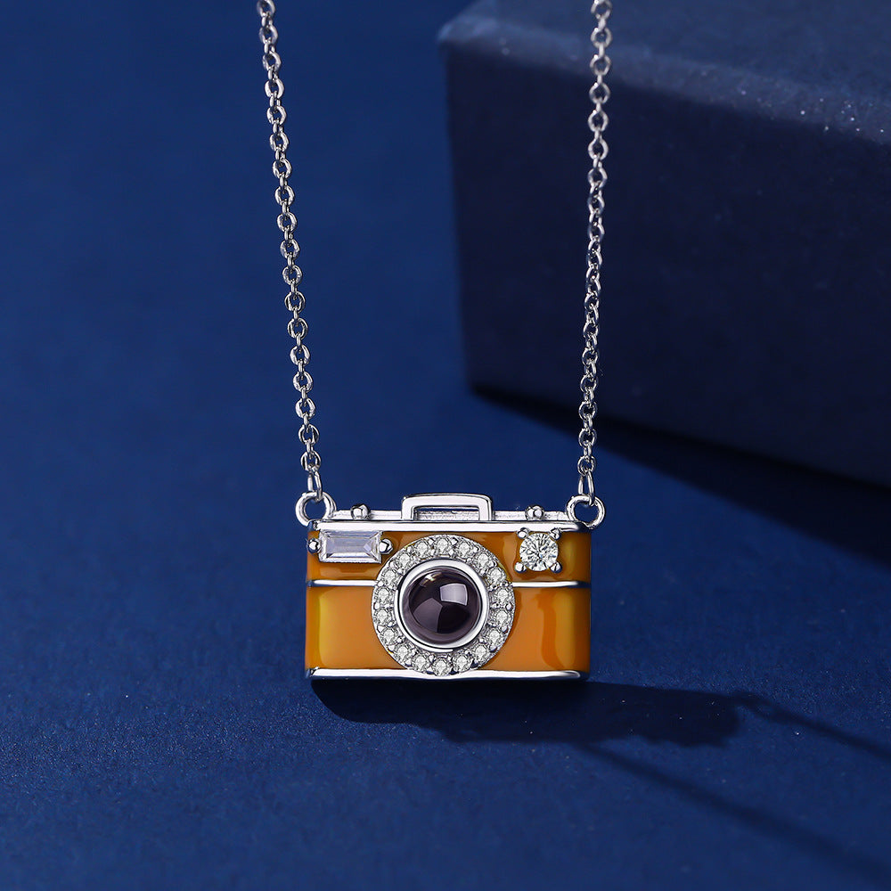 Camera Projection Necklace